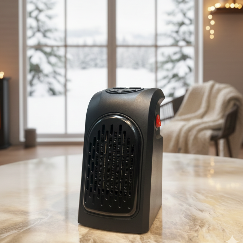 Anyage ACT Small Electric Handy Room Heater Compact Plug-in Wall Outlet Space Heater 400W