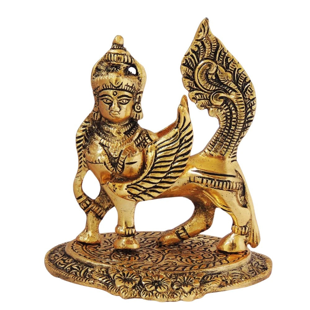 Showpiece Kamdhenu Cow Statue for Home Temple and Prosperity Decor