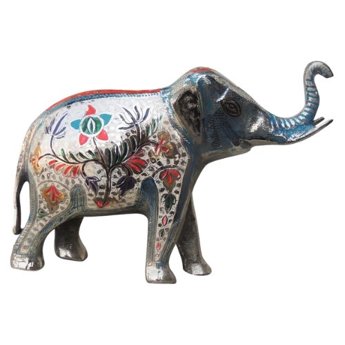 Brass Showpiece Elephant Statue