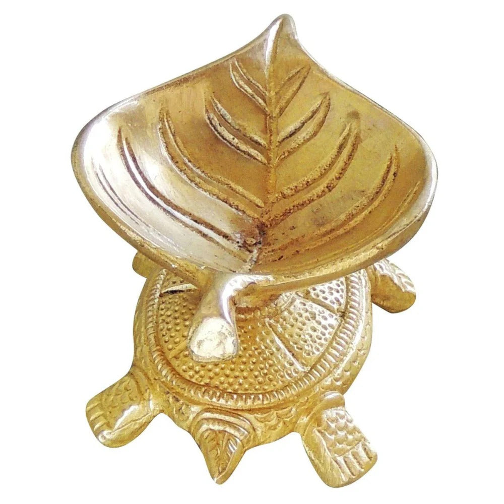 Brass Decorative Tortoise Deepak - Auspicious Oil Lamp for Prosperity and Positivity