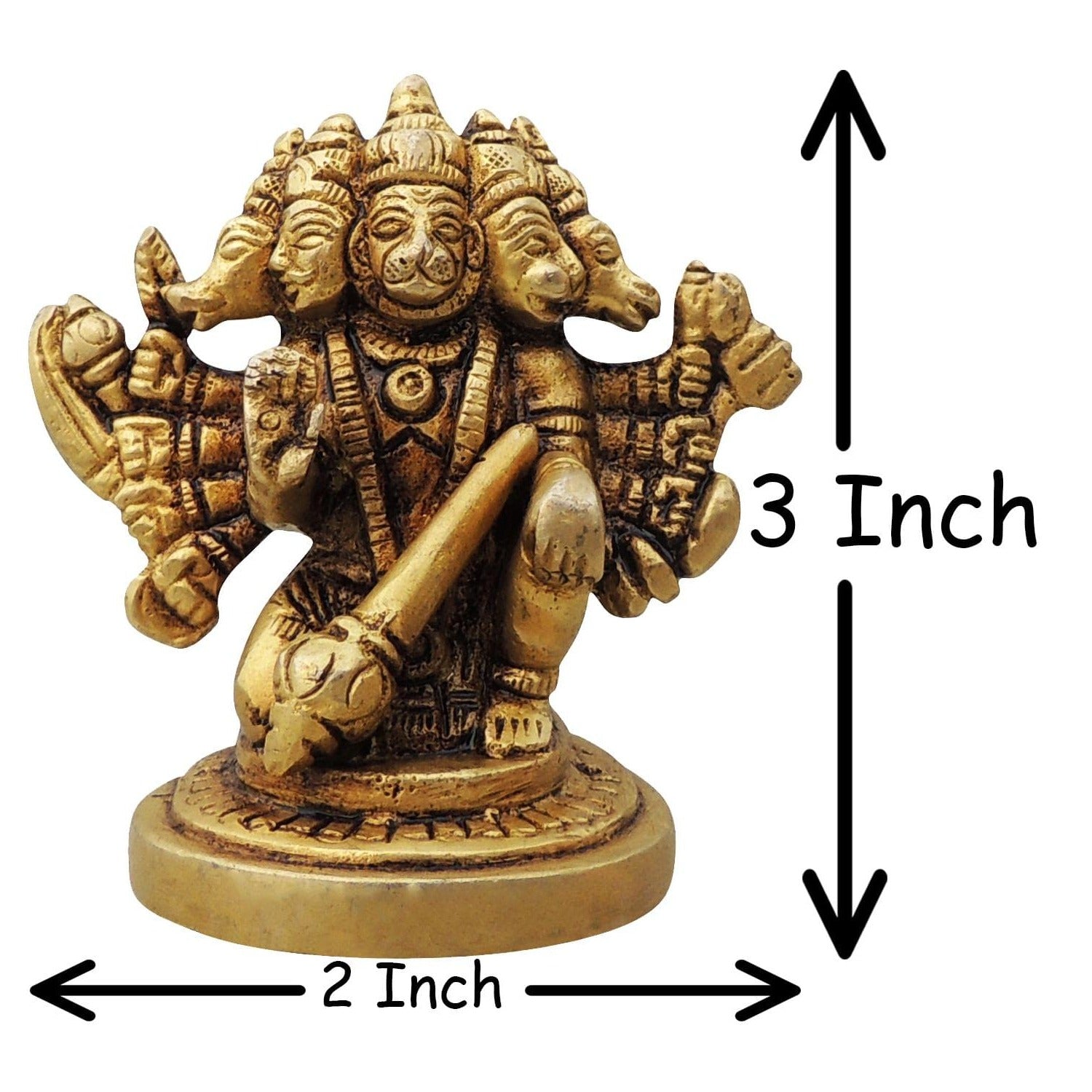 Panchmukhi Hanuman Ji Brass Idol