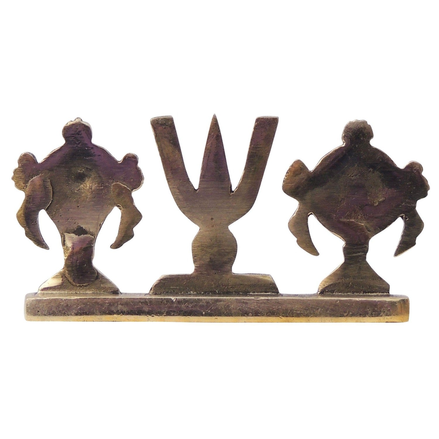 Shankh Chakra Namah Brass Idol