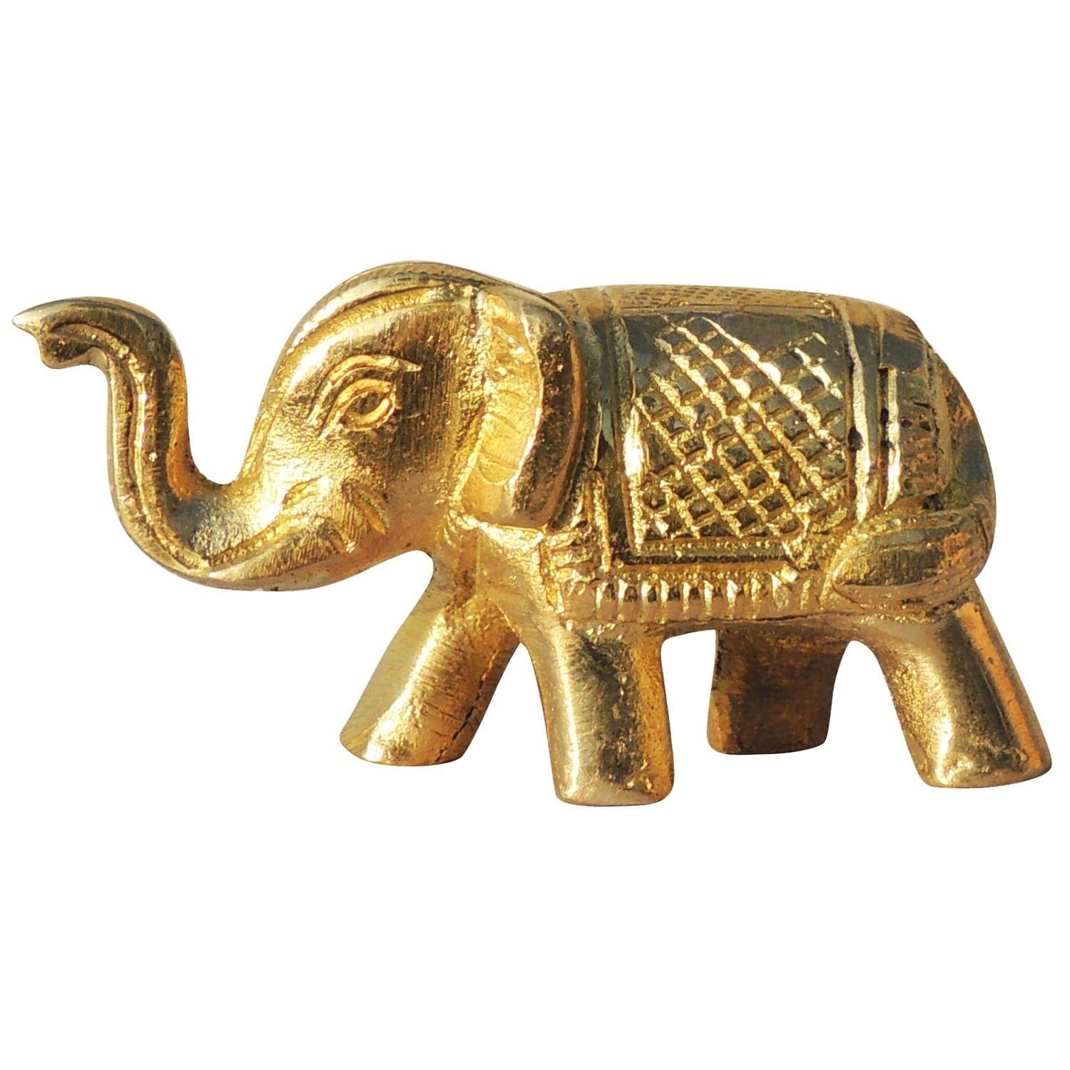Elephant Brass Idol