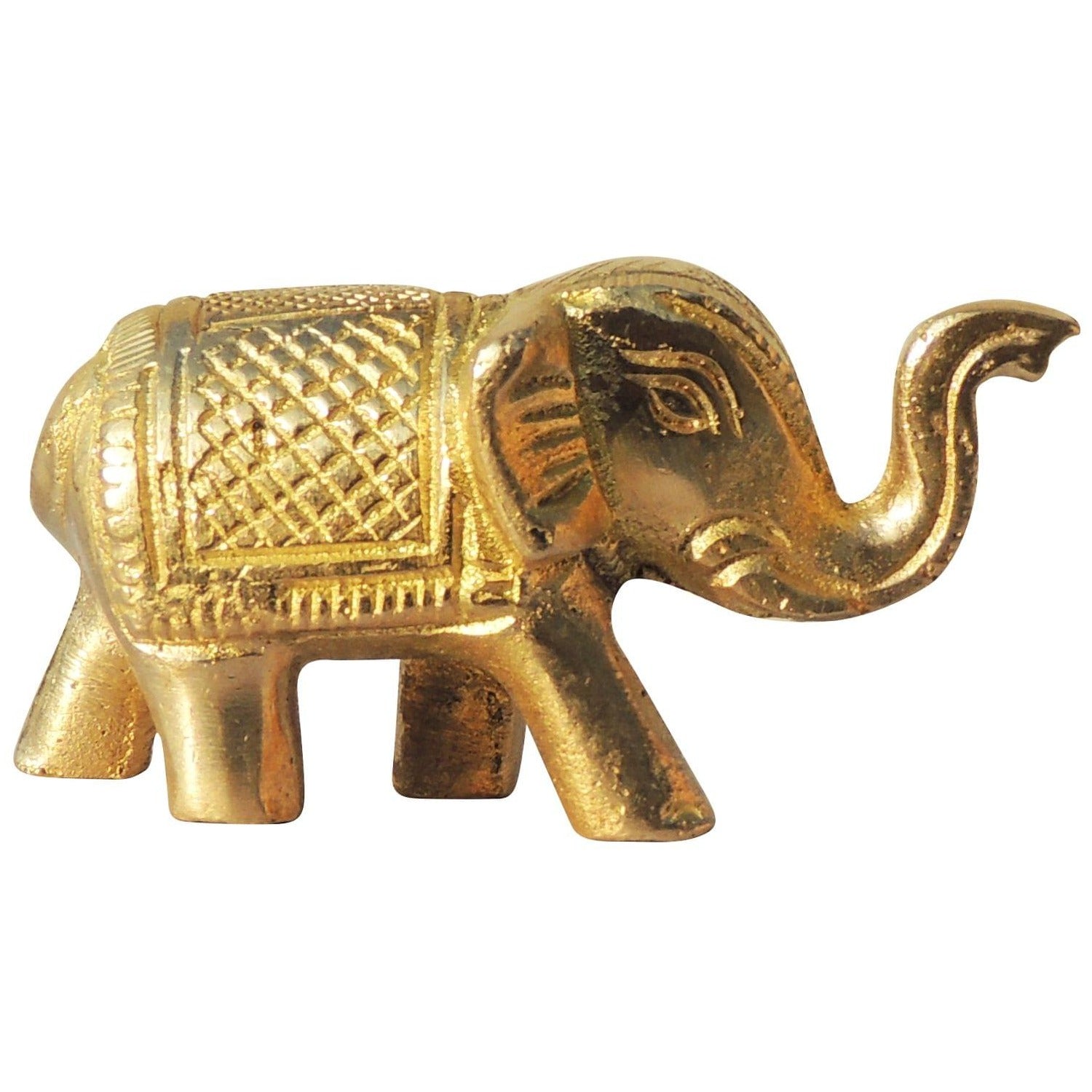 Elephant Brass Idol