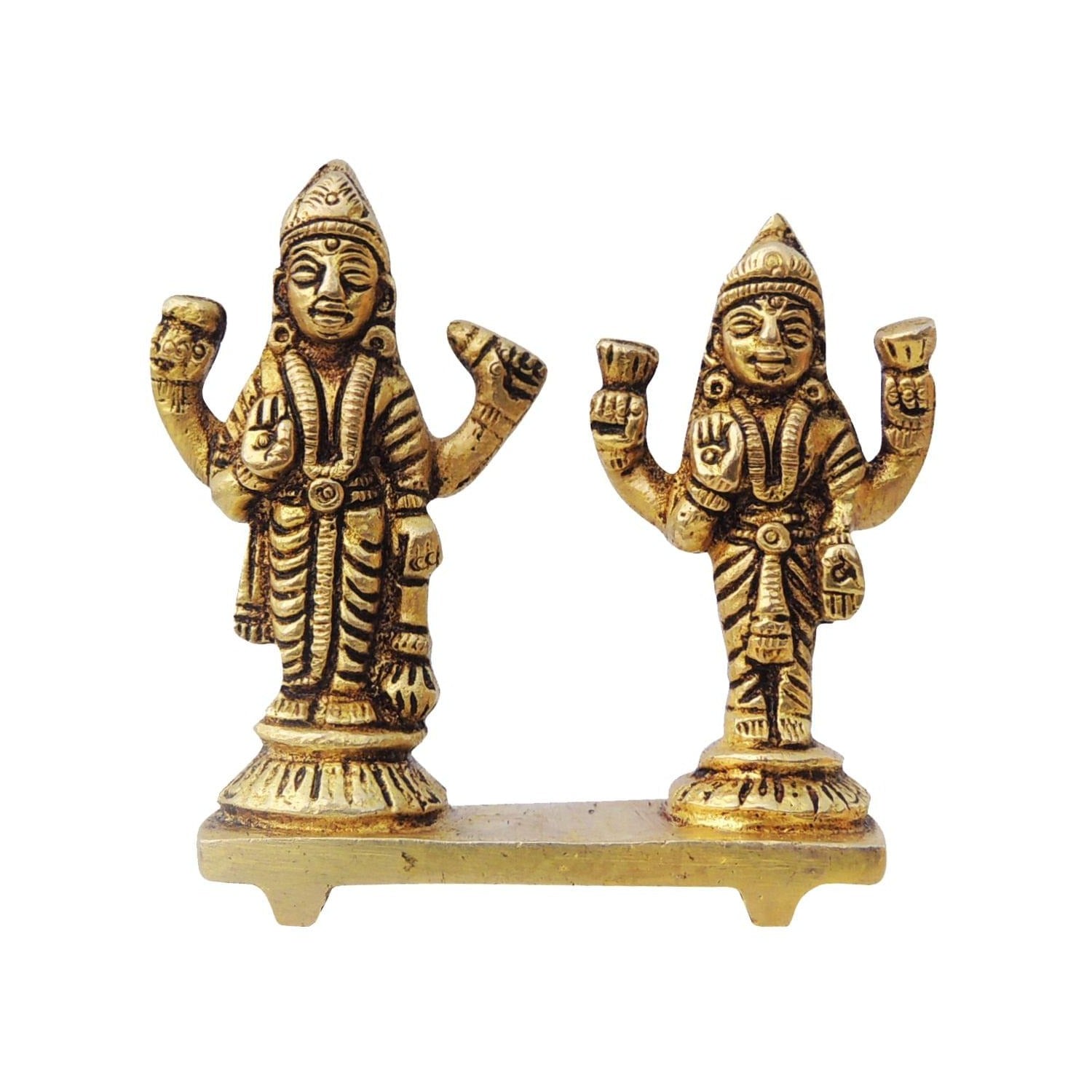 Vishnu Laxmi Ji Brass Idol