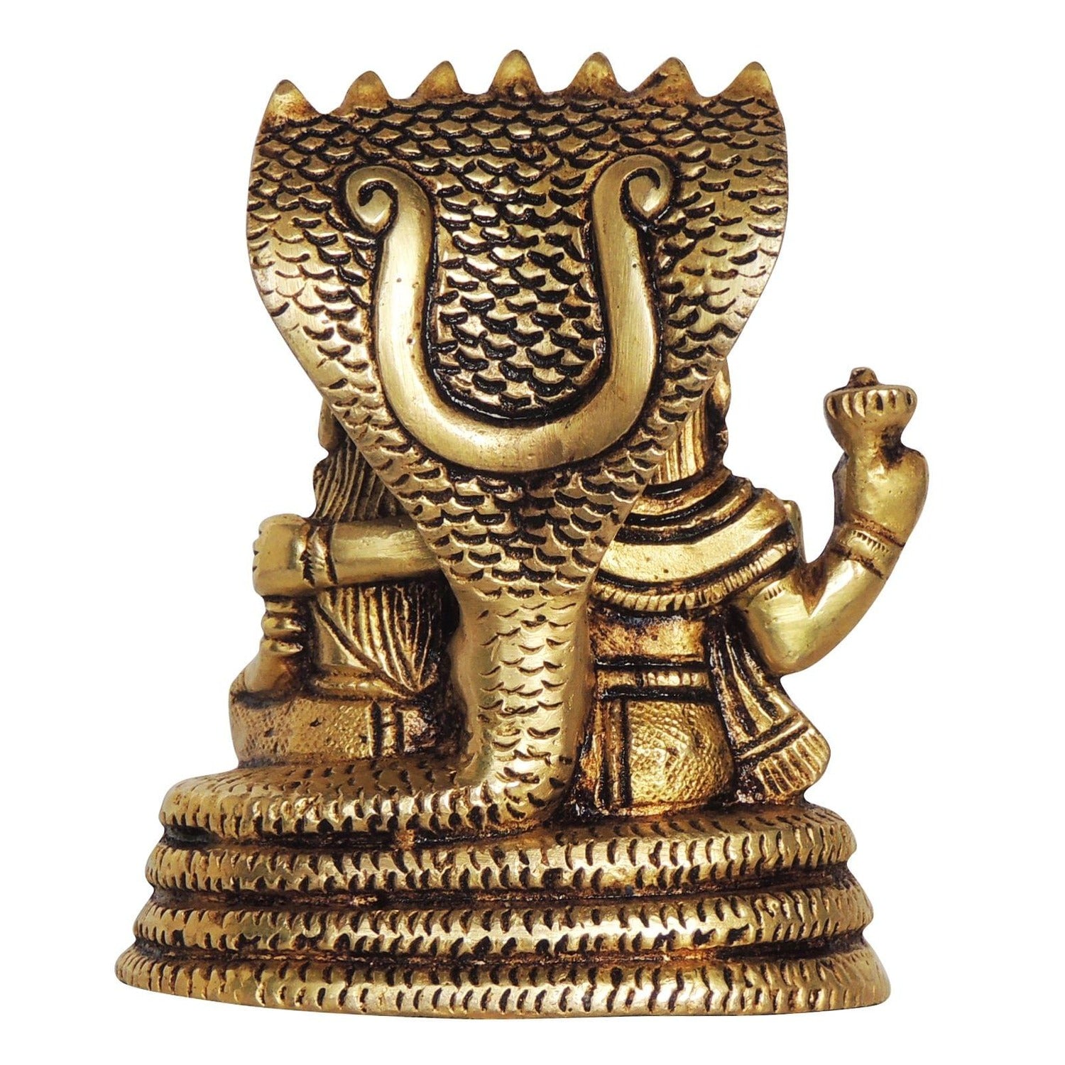 Laxmi Vishnu Brass Idol
