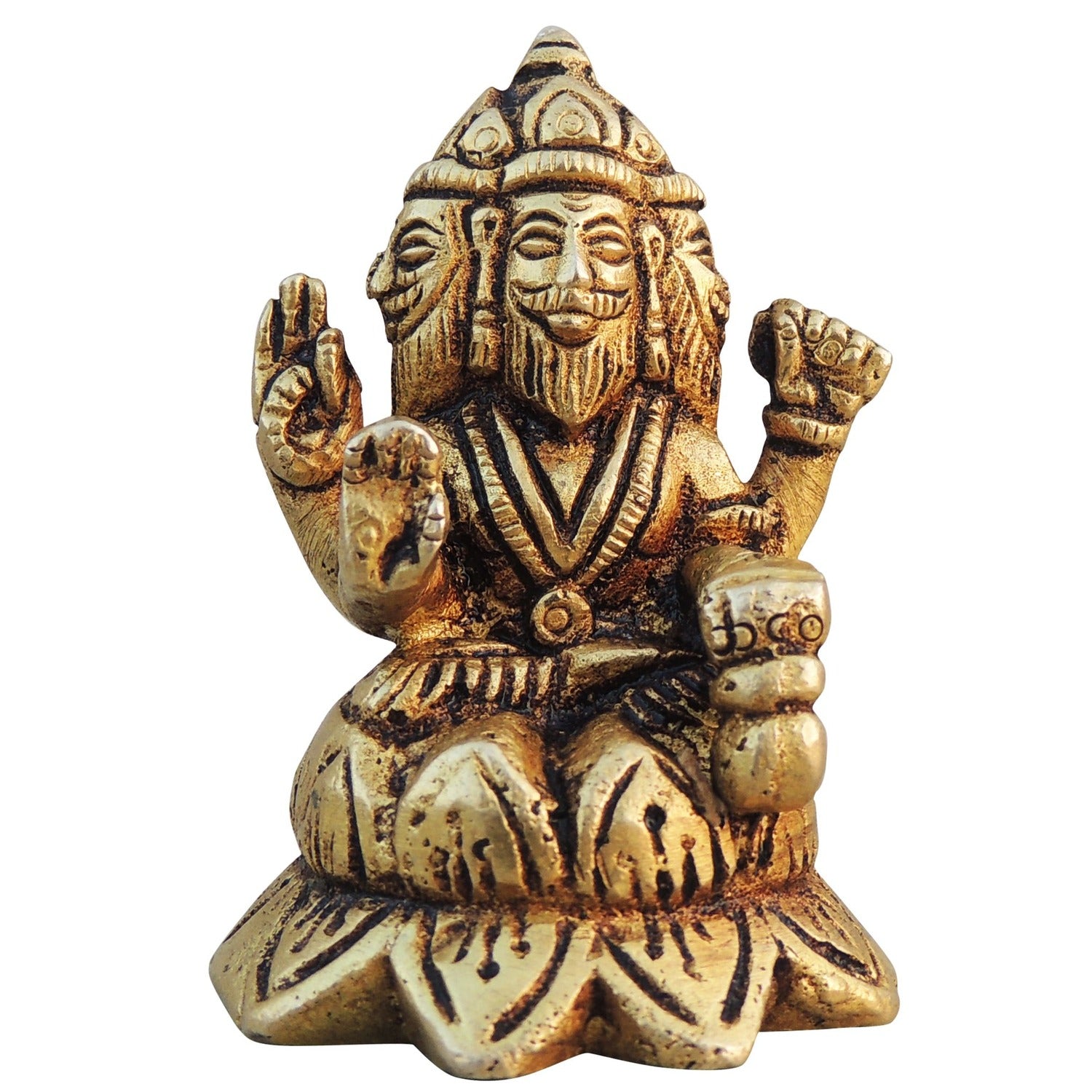 Brahma Ji Brass Idol