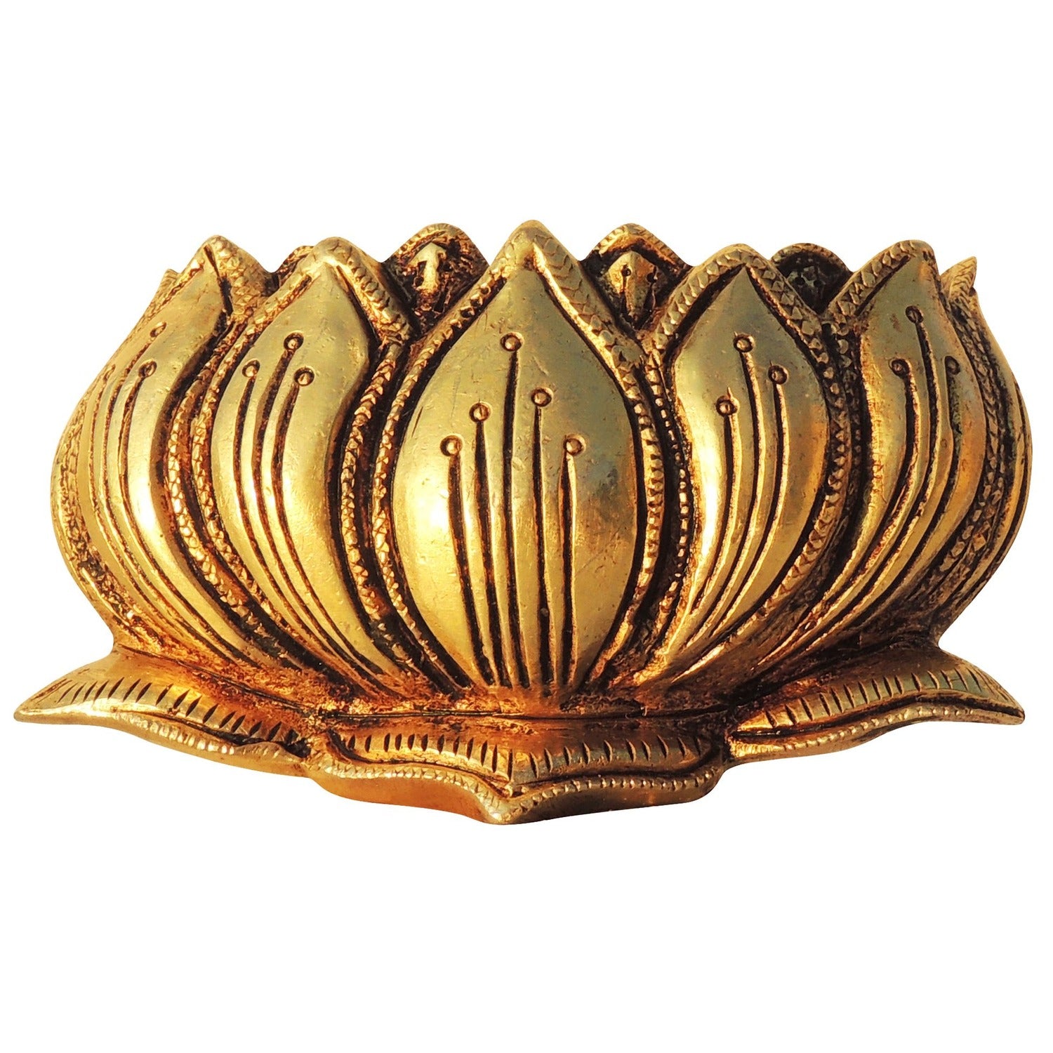 Wall Hanging Lotus Flower Wall Hanging (Brass)
