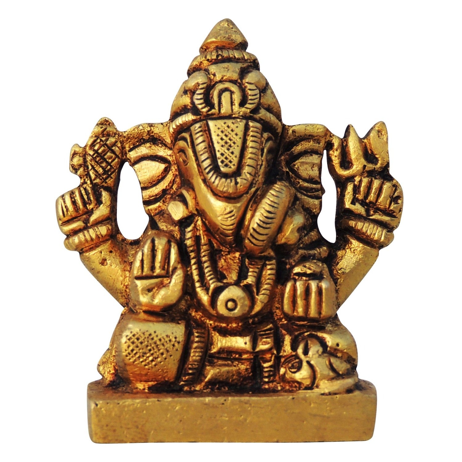 Dagdu Ganesh Ji Brass Idol