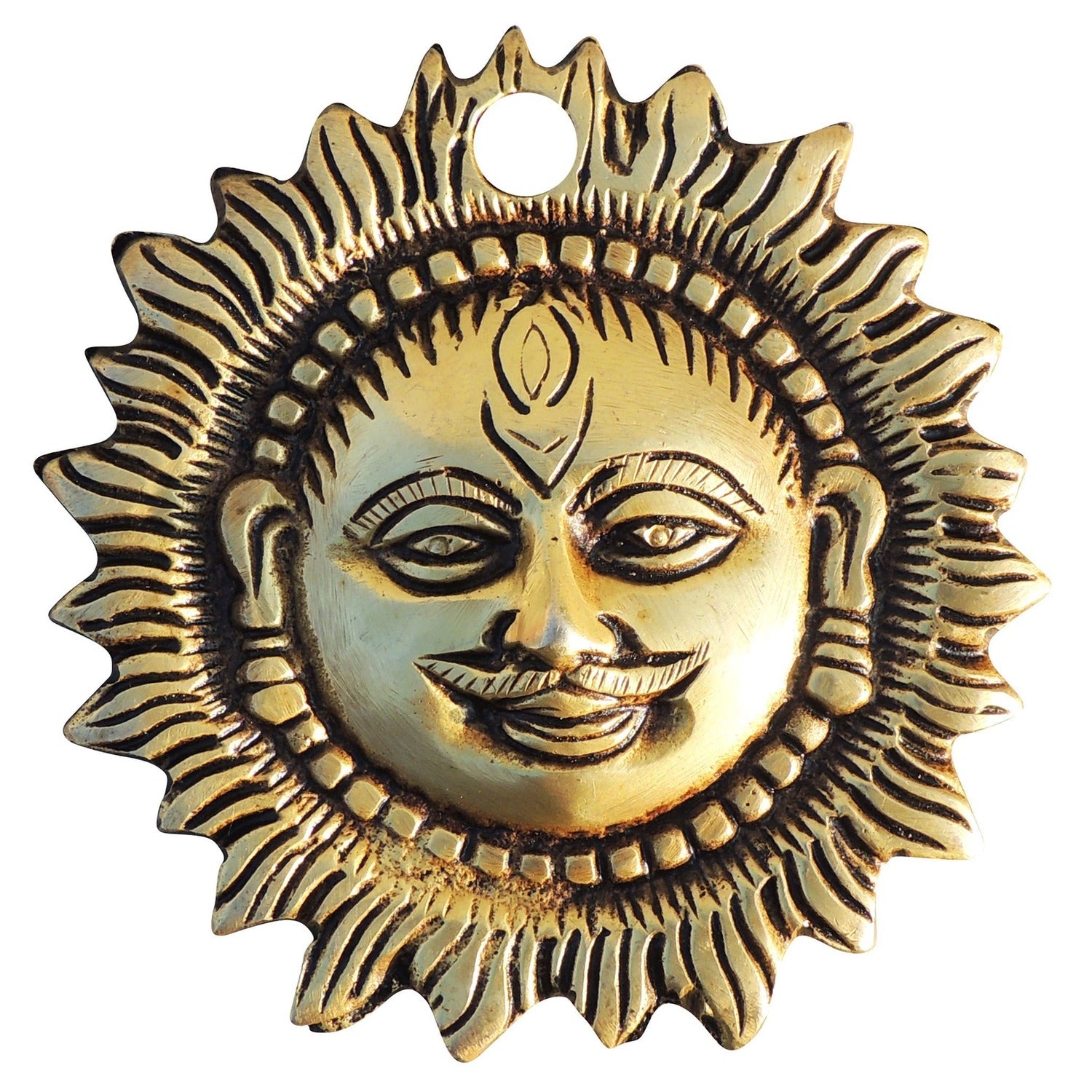 Wall Hanging Sun, Suraj Wall Hanging (Brass)
