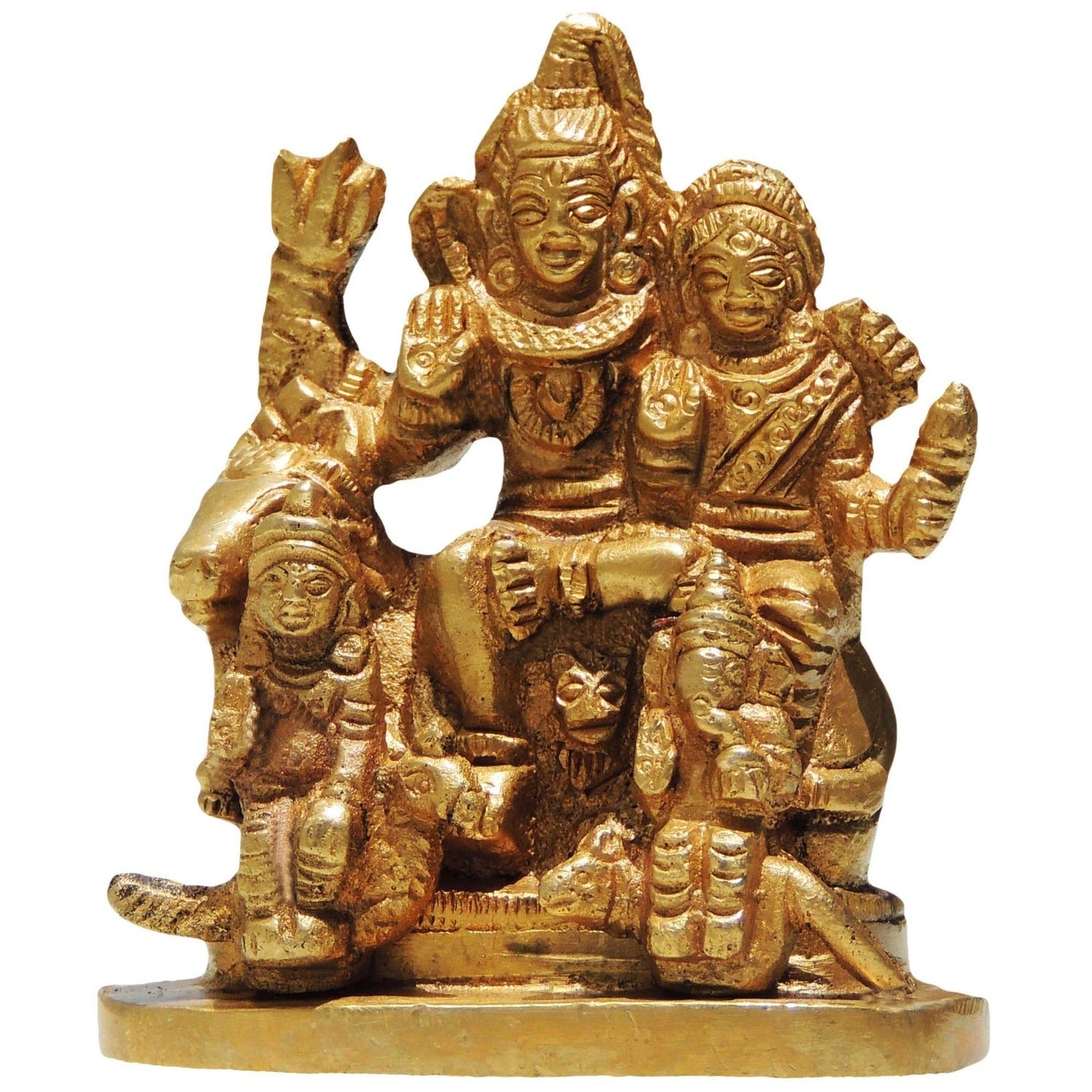 Shiv Parivaar Small Brass Idol