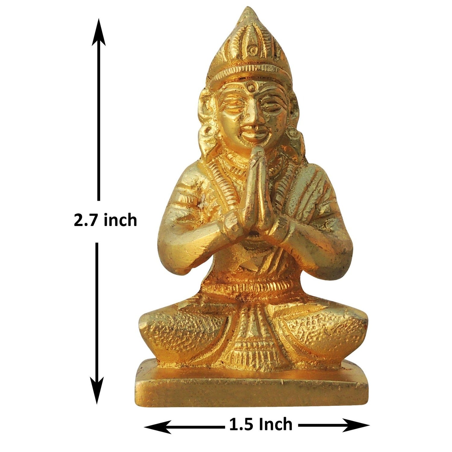 Parvati Ji Brass Idol