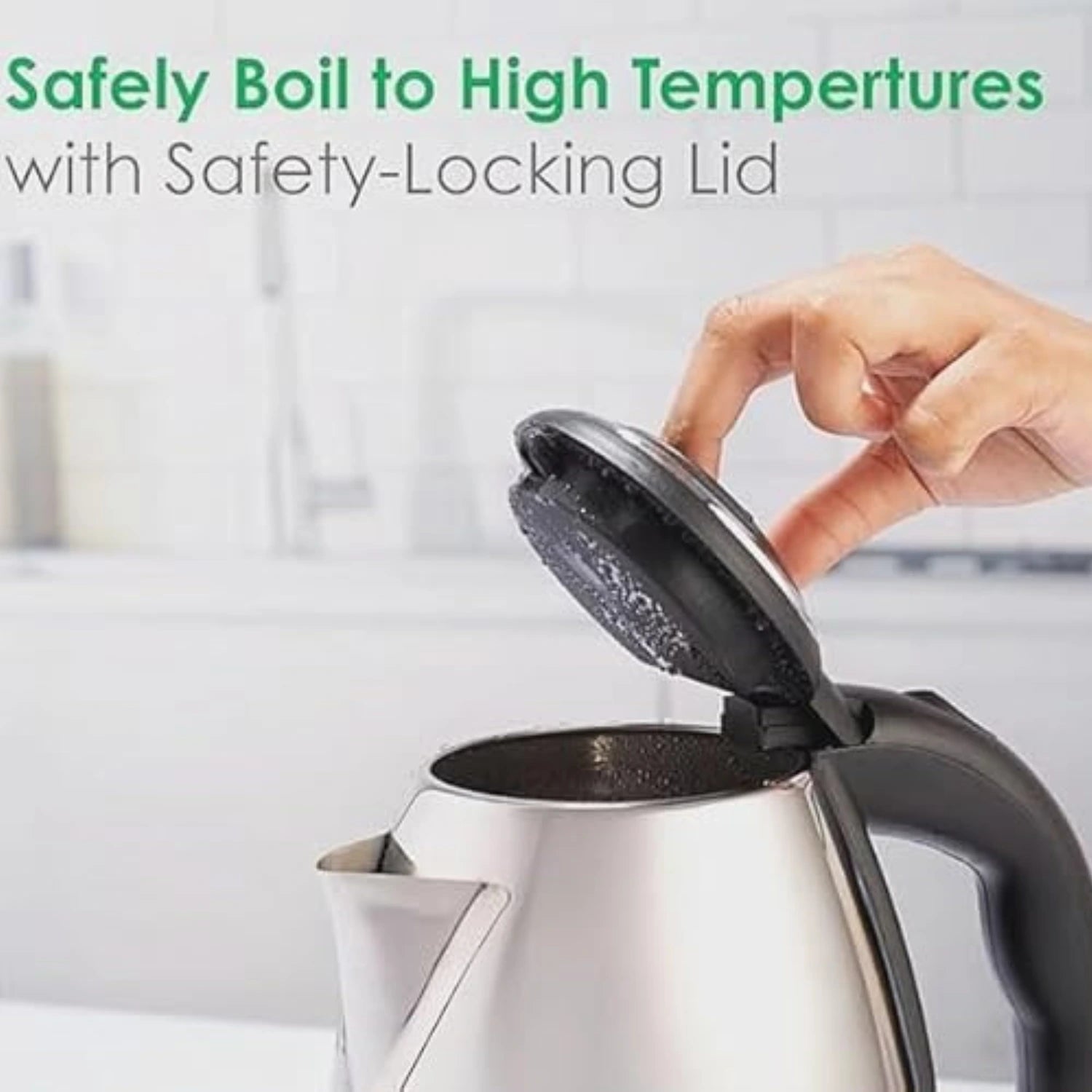 Anyage Electric Kettle 2.0L – Stainless Steel Cordless Kettle