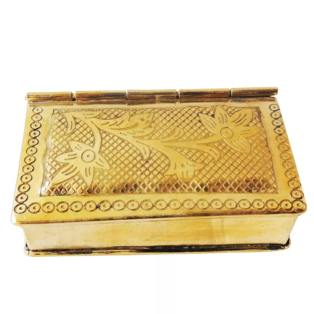 Brass Pan Dan - Handcrafted Traditional Betel Leaf Box for Home and Gifting