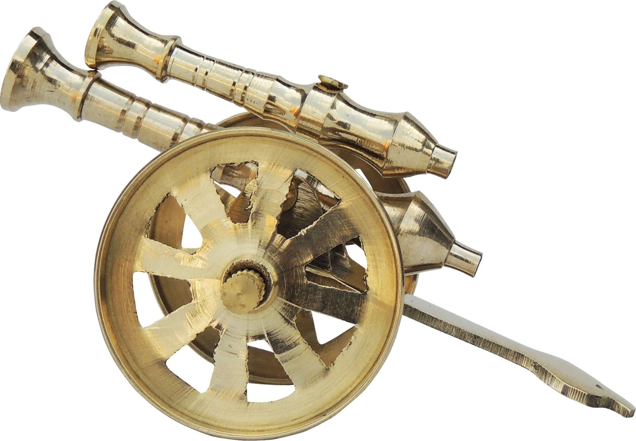 Brass Small Toop Cannon No. 5 - Handcrafted Vintage Decorative Showpiece