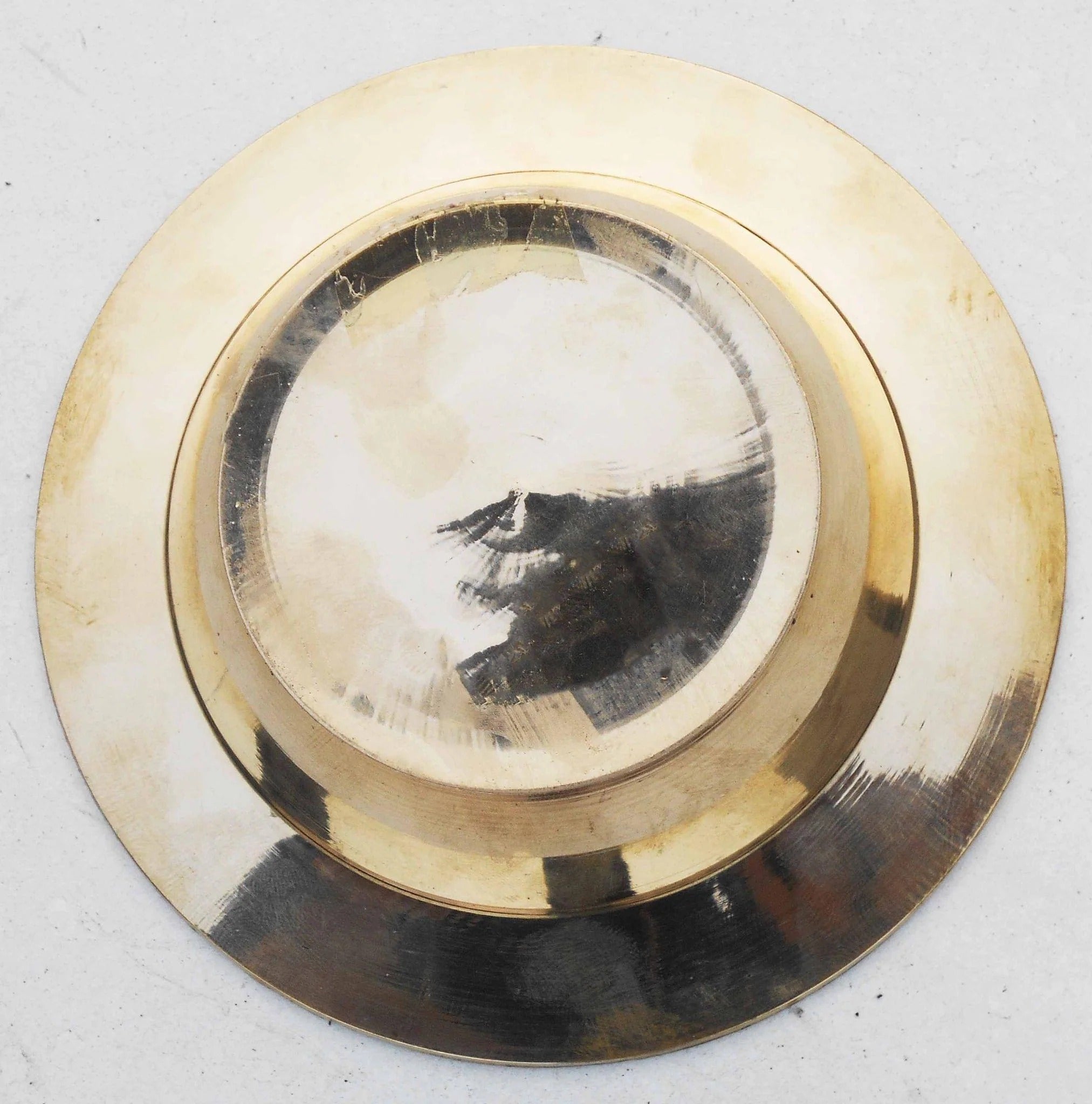 Brass Ashtray - Handcrafted Vintage Ash Tray for Home and Office Use